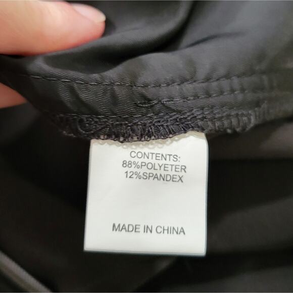 Peace of Cloth Gracie Pant Castle Stretch Grosgrain Trim Hi-Lo Hem Size 10 - Picture 6 of 10